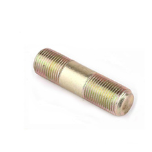 3/4 inch*135 mm B7 double ends Yellow zinc carbon Steel full threaded rod stud bolt metric size UNC High tensile